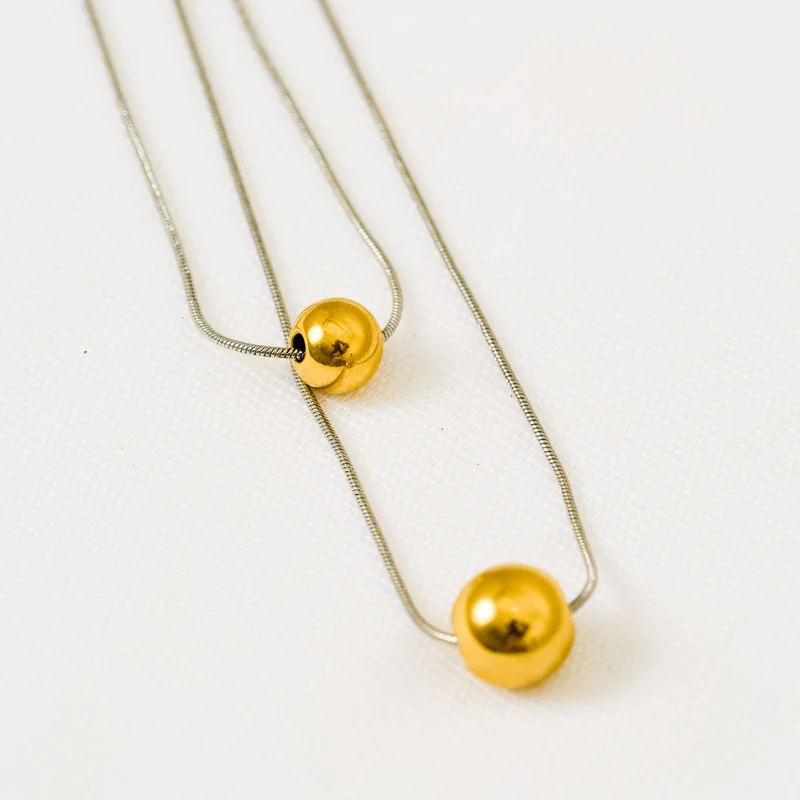 نويا قلادة إكليبسيا - سلسلة متعددة الطبقات بمعادن مختلطة