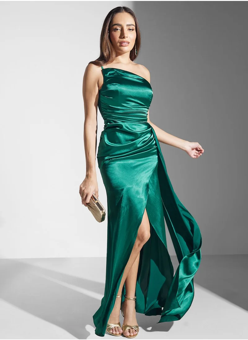 Ella Limited Edition Ruched Dress With Slit