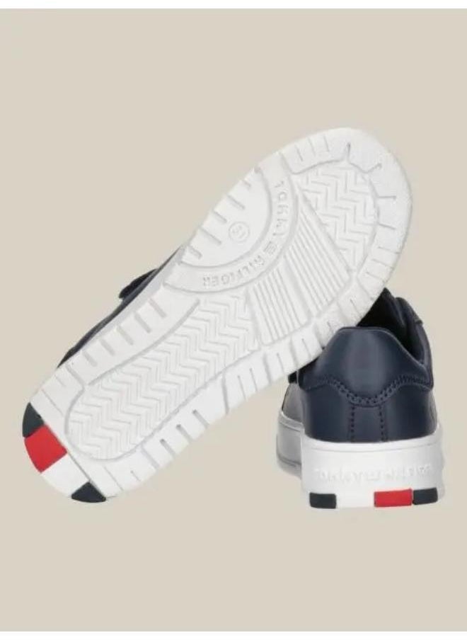 TOMMY HILFIGER - Youth Flag Lace Up Sneakers - Image 1
