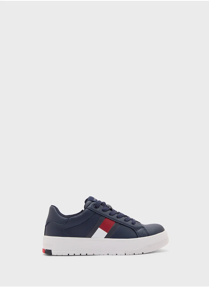 TOMMY HILFIGER Youth Flag Lace Up Sneakers