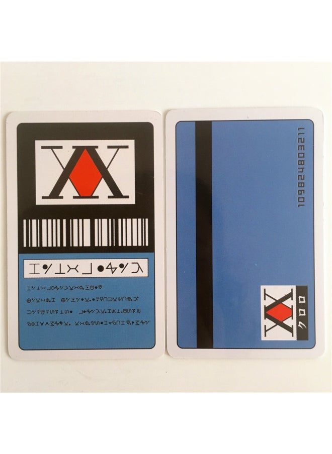 Full-time Hunter License Card HUNTERxHUNTER Kioso Kulolo Kola Cosplay-Color:One Star Licence Culolo (Blue)  - Image 1