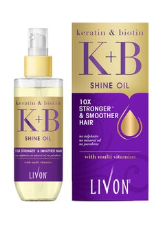 Livon Keratin And Biotin Smoothing Oil 100ml  - Image 1