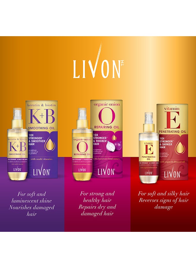 Livon - Keratin And Biotin Smoothing Oil 100ml - Image 1