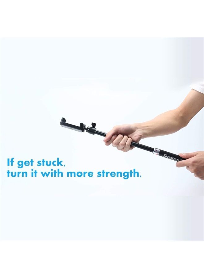 Q3 Telescoping Selfie Stick with Tripod Stand Compatible for Insta360, GoPro Hero 11/10/9/8/7/6/5/4/3+/3/Max/Session/GOPRO Hero 2018/AKASO/OSMO Action Camera/DJI Pocket 2/SJCAM/and Cell Phone