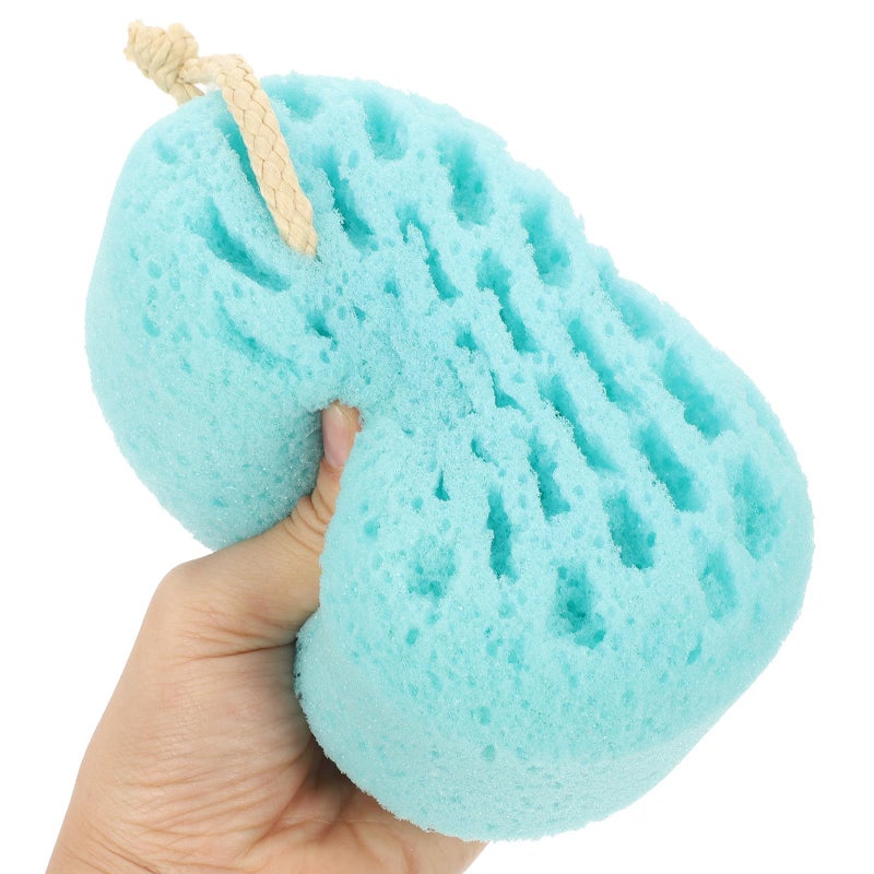 Soft Water Drop Shape Bath Sponge For Daily Body Cleaning 1 Piece - Image 5