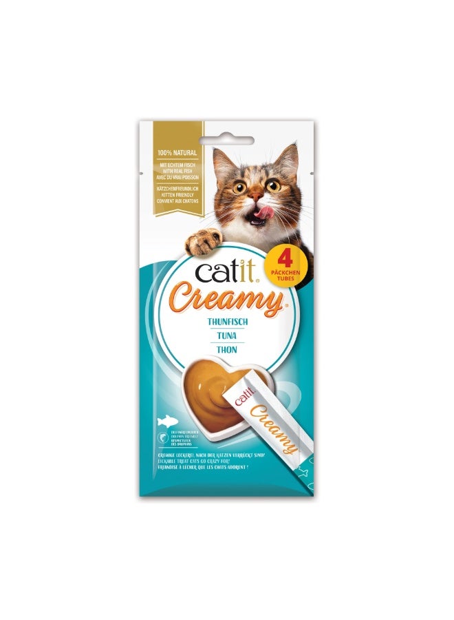 كاتيت Catit Creamy Lickable Treats, Tuna, 12pk/box - Image 1