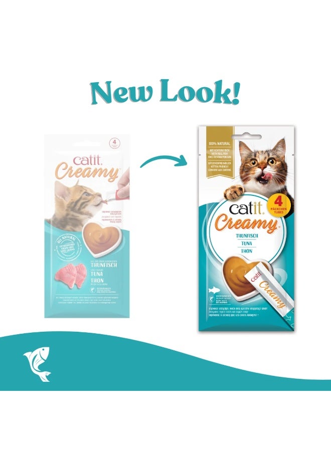 كاتيت Catit Creamy Lickable Treats, Tuna, 12pk/box - Image 2