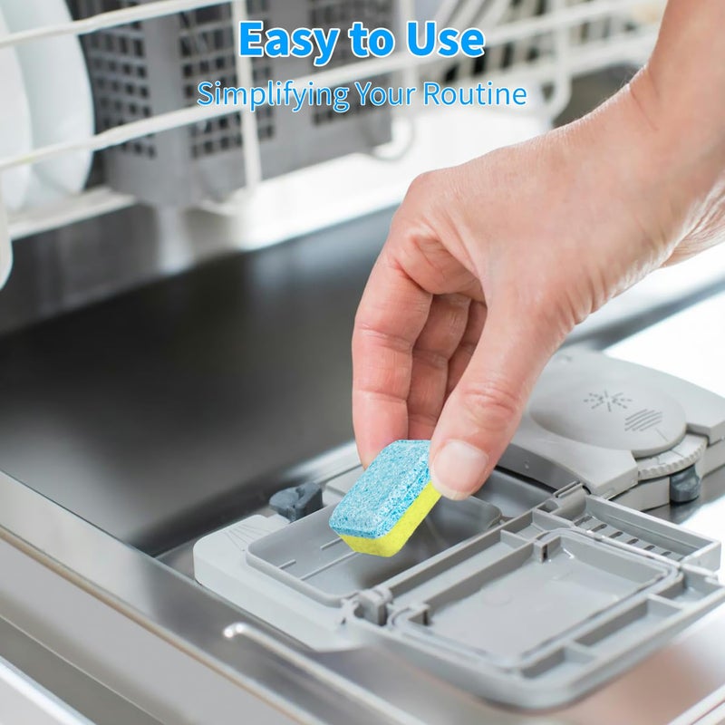 Dishwasher Cleaner Tablets - 24 Pack Powerful Descaling and Refreshing Pods, Deep Cleaning for Dish Washer Machine, Heavy Duty for Sparkling Clean - Yearly Supply. - Image 5
