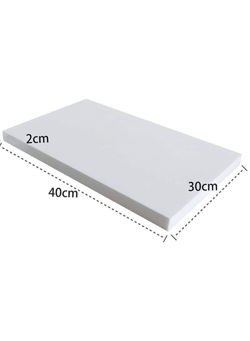 كرافت ماجيك، لوح إسفنجي مقاس 40 × 30 × 2 سم من البوليسترين مستطيل الشكل من إسفنج سميك للفنون والمشروعات اليدوية، عبوة من 3 قطع - Image 2