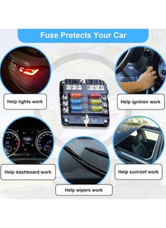 Generic 300Pcs Car Fuse Assortment Kit, 160 Mini Blade Fuses Automotive + 90 Standard Auto Fuses + 50 Micro Fuse + Fuse Puller, for Car/RV/Truck/Motorcycle(2Amp 3A 5A 7.5A 10A 15A 20A 25A 30A 35A 40A)  - Image 4