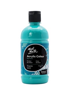 Mont Marte Signature Acrylic Colour 500ml Content Turquoise 