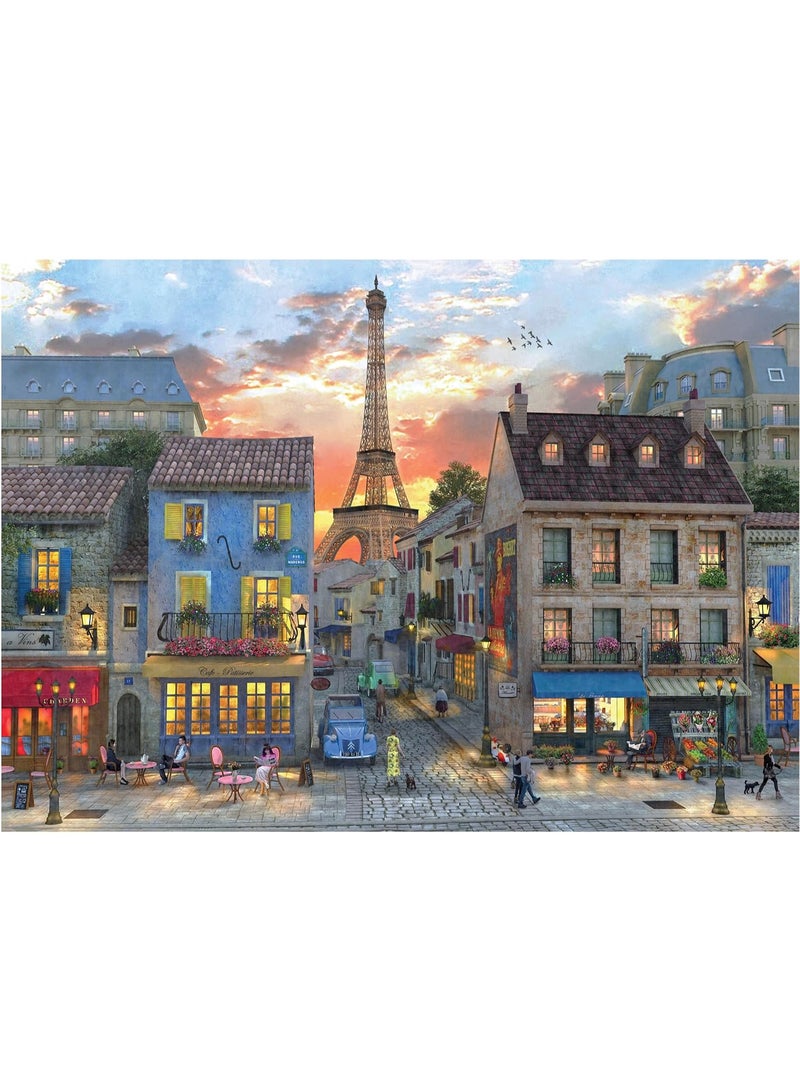ألف قطعة من باريس موضوع اللغز - التصميم الإبداعي ، تجربة الفن الملونة ، مناسبة للأطفال والكبار - Image 1