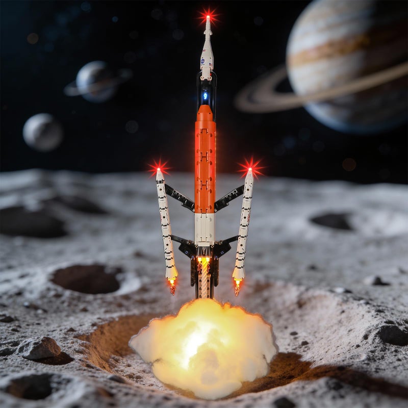 BRIKSMAX 2.0 Light Kit Compatible with Lego Technic NASA Artemis Space Launch System Rocket 42221 Building Sets- Original LED Lighting Kits (Accessories Only) for Display, Gifts & Collectors - Image 1
