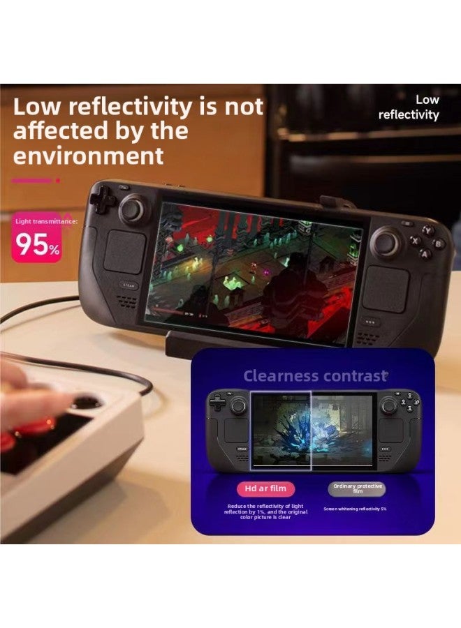 For Steam Deck Game Handle Protective Film AR Anti-reflection Film HD Anti-fingerprint Film Production Source Factory-Color:Steam Deck 7inch Ar Anti-reflection Film Pet  - Image 3