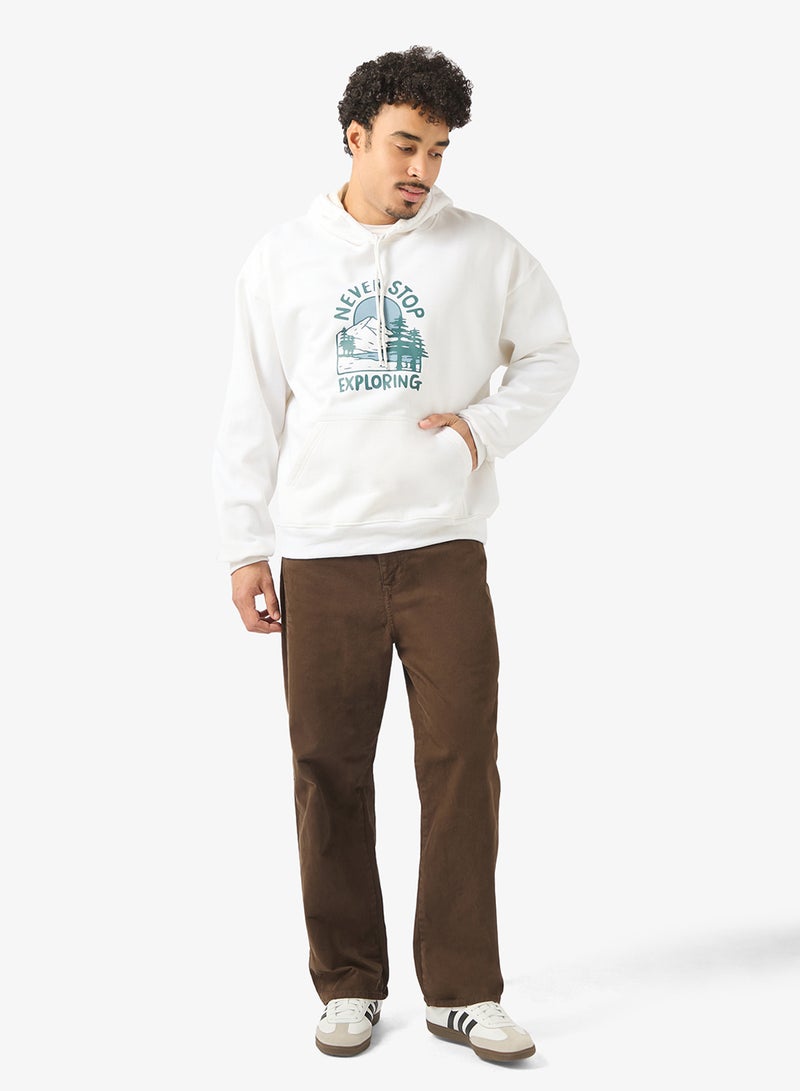 سفنتي فايف هودي بطبعة جرافيك - Image 4