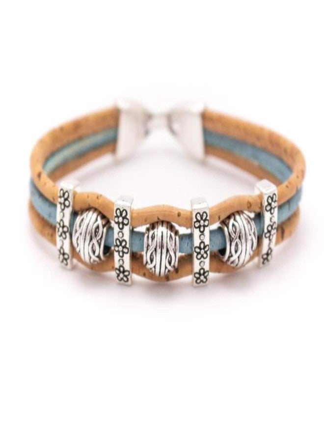 Handmade Cork Bracelet, Vegan Organic Eco Friendly Gift, from Portugal, Very Stylish, Waterproof, Durable, Lightweight