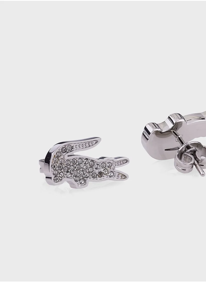 LACOSTE Crocodile Earrings