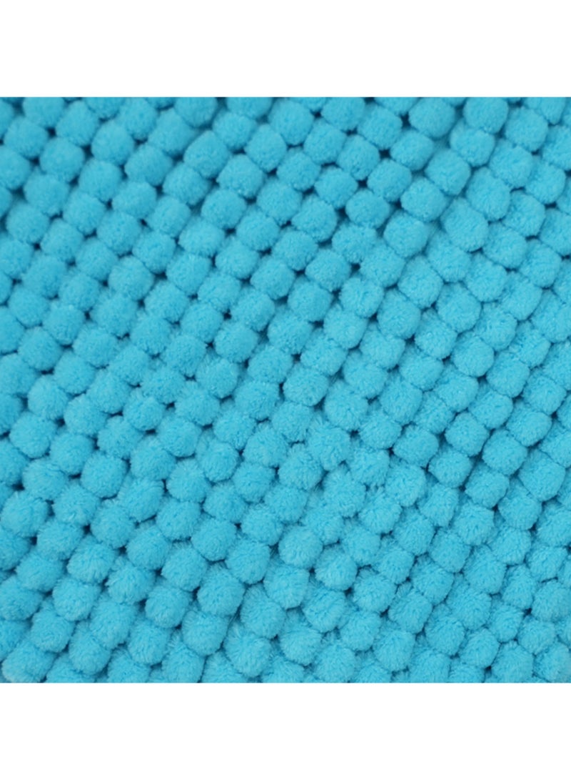 DIVEENAS Diveena's Non-Slip Bathroom Mat – 50x70cm Super Soft Microfiber Bath Mat, Quick-Dry & Machine Washable Bath Rug for Bathroom or Powder Room & Home | Blue - Image 2