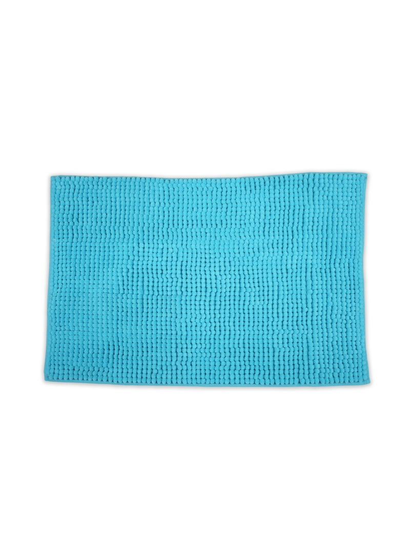 DIVEENAS Diveena's Non-Slip Bathroom Mat – 50x70cm Super Soft Microfiber Bath Mat, Quick-Dry & Machine Washable Bath Rug for Bathroom or Powder Room & Home | Blue - Image 1