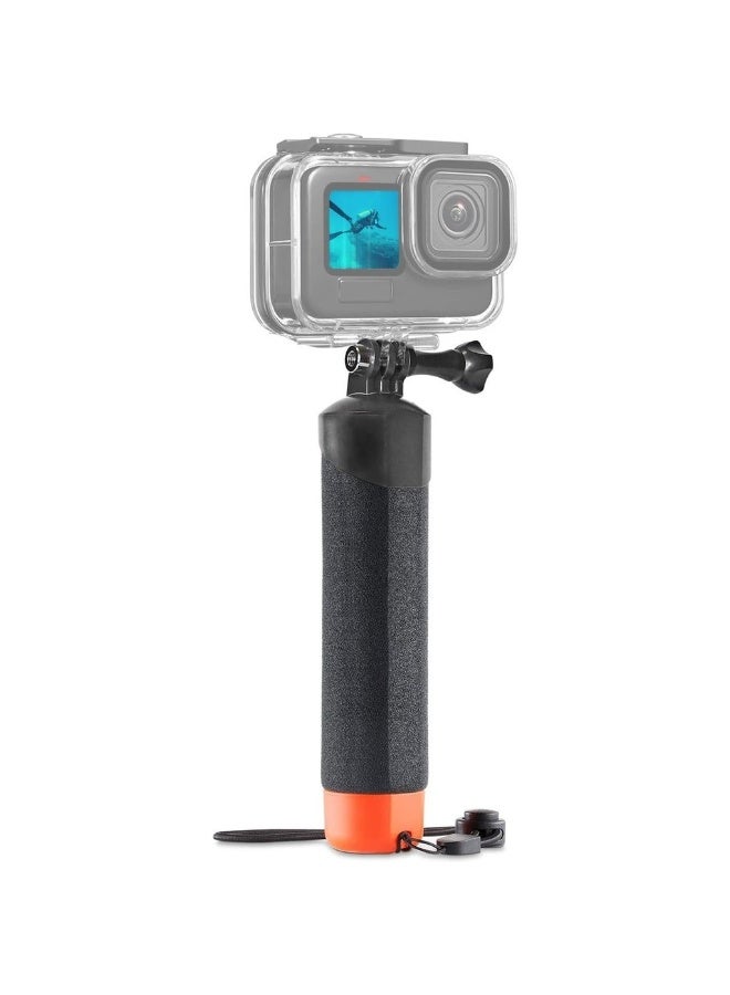Waterproof Monopod Floating Hand Grip For Go Pro HERO 12/11/10/9/8/7/6/5/4/3 Session Max DJI Osmo And Other Action Cameras Snorkeling Underwater Diving Selfie Stick Pole - Image 1
