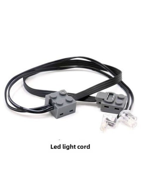 Compatible With Lego Power Pack PF Parts 9686 Motor Test Grade Motor No. 5 Battery Box M Motor L Motor-Color:Led Light Cord