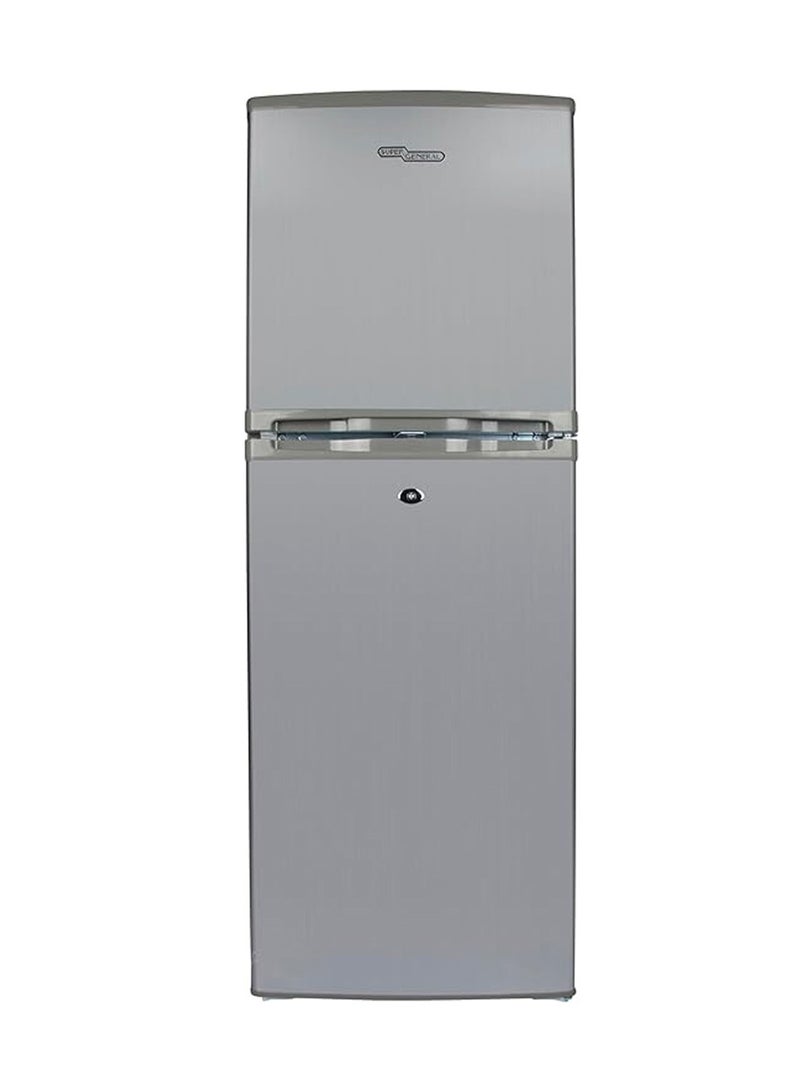 Super General SGR-198HSE Compact Design Refrigerator-Freezer, 190 Liters Gross Capacity, 138 Liters Net Capacity, Defrost, Adjustable Wired Shelves-Silver SGR198HSE silver - Image 5