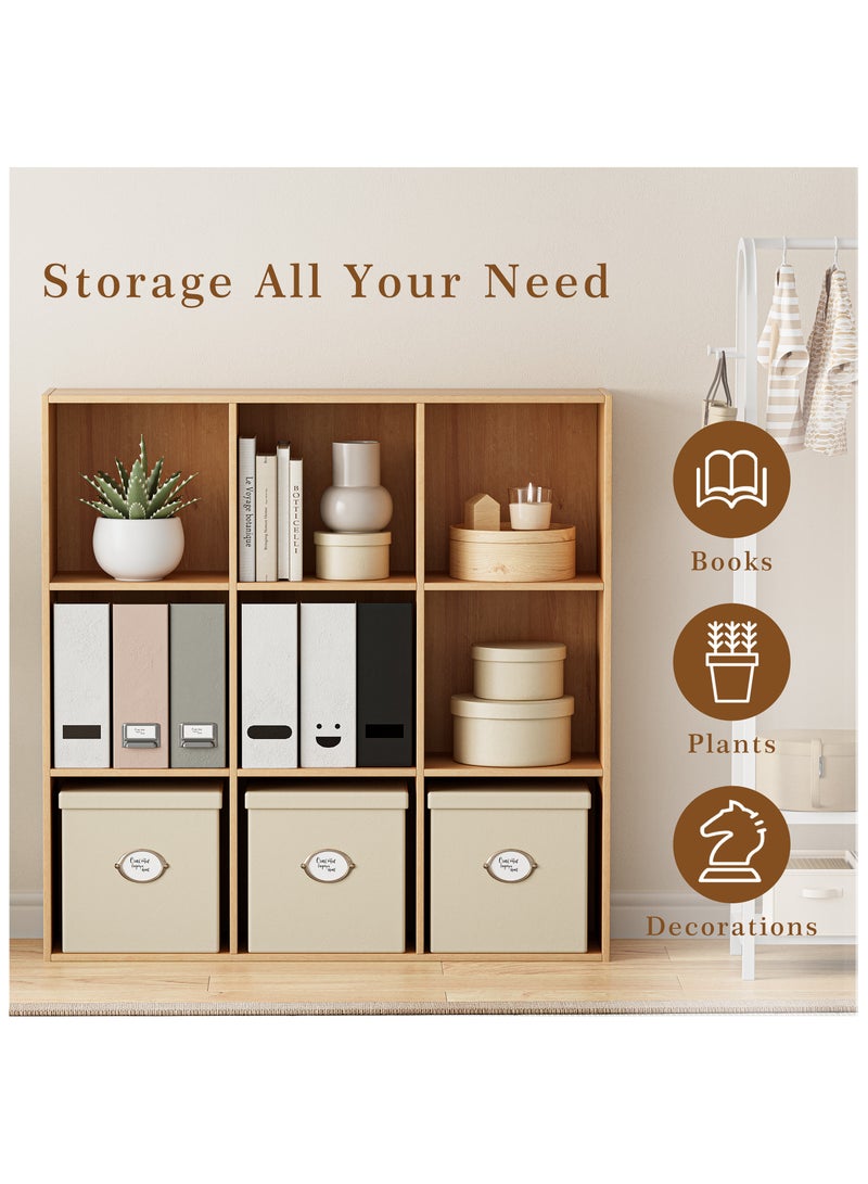 Chogori Wooden Cube Storage Organizer with Closed Back Panel, 11in Cube Shelf Opening, Bookshelf, Display Shelf,Closet Cabinet for Home and Office - Image 3