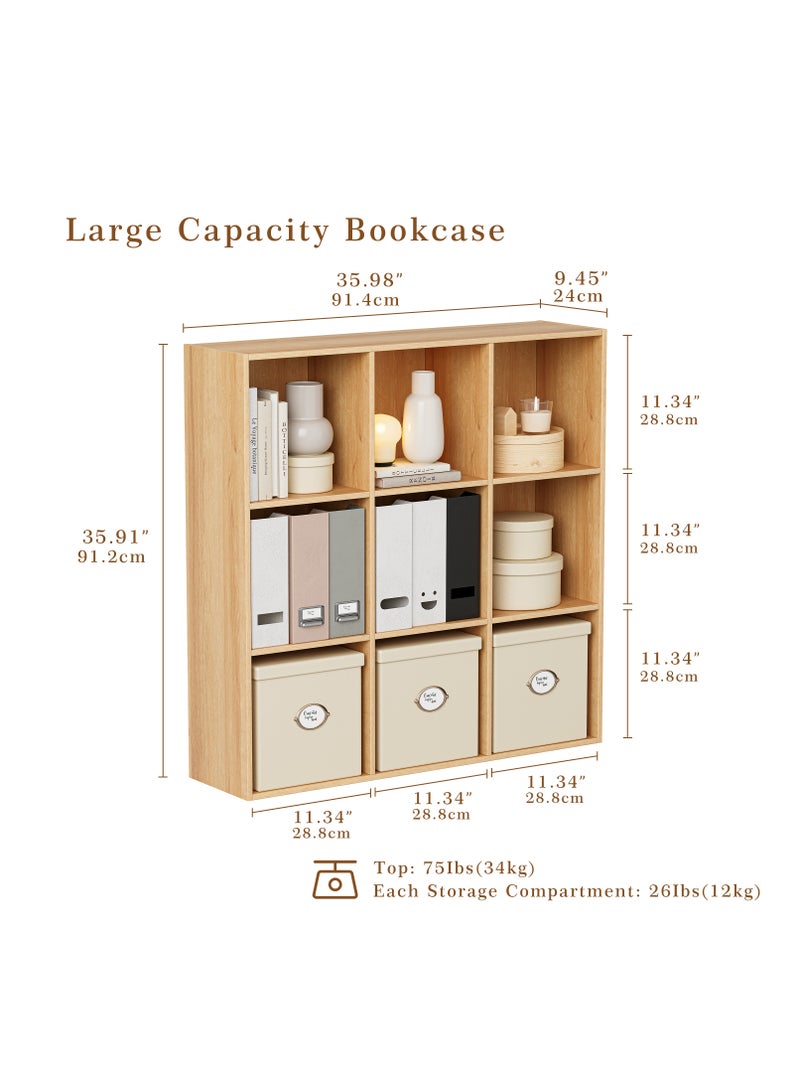 Chogori Wooden Cube Storage Organizer with Closed Back Panel, 11in Cube Shelf Opening, Bookshelf, Display Shelf,Closet Cabinet for Home and Office - Image 5