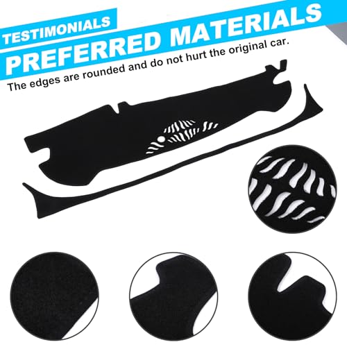 LLKUANG Dash Cover Mat Dashboard Mat Compatible with Kia Sportage 2023-2025 (NQ5),Polyester Car Dashboard Cover Sun Shade Pad,Suede Car Anti-Slip Dash Board Pad for Sportage Accessories,for LHD - Image 3