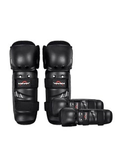 Generic Vemar Knee and Elbow Guards Motorcycle High Strength Protection Knee Elbow Pads Set for Scooters / Motorcycles  - Image 1