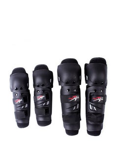 Generic Vemar Knee and Elbow Guards Motorcycle High Strength Protection Knee Elbow Pads Set for Scooters / Motorcycles  - Image 2