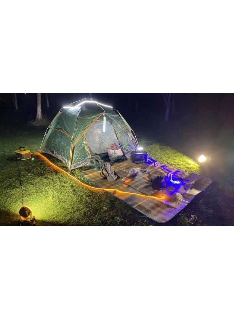 Generic FFD CEA Battry Portable Power Station 480WH Generator 500W LiFePO4 Battry 2 AC Outlet, 2 USB QC3.0port Bettry Power Generator Free 2 Usb PD Ports Portable Generator with Two LED Light  - Image 3