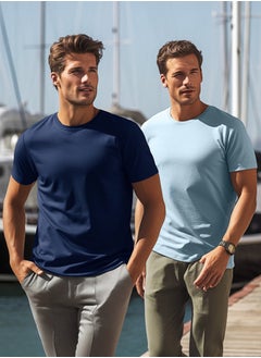 trendyol Men Basic Slim Fit/Slim Cut pack of 2  - Image 2