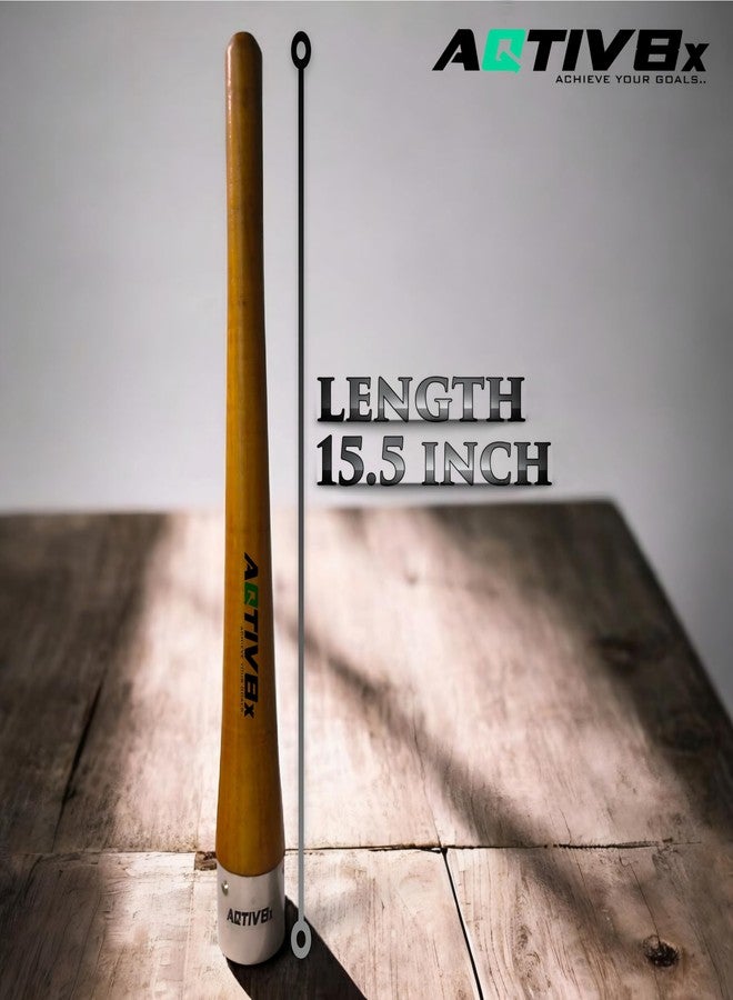 AQTIV8x Cricket Bat Grip Cone, Wooden/PVC Handle Grip Cone for Sports Cricket Bat - Image 4