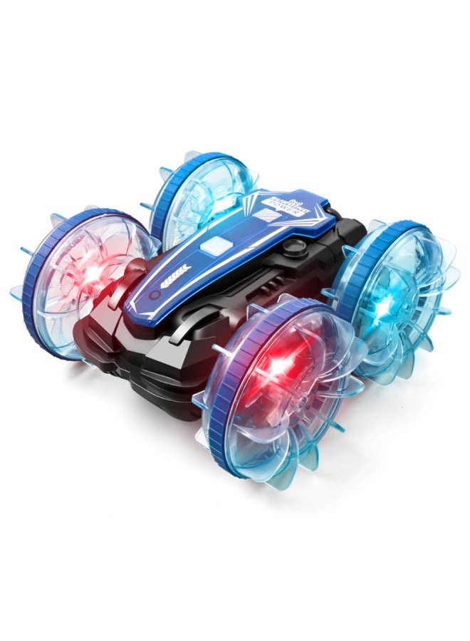 Loquat Light Land Vehicle Waterproof Stunt Remote Control Car Gesture Induction Off-road Remote Control Toy Car Hot Sale-Color:English Blue B800  Exclusively For Export - Image 4