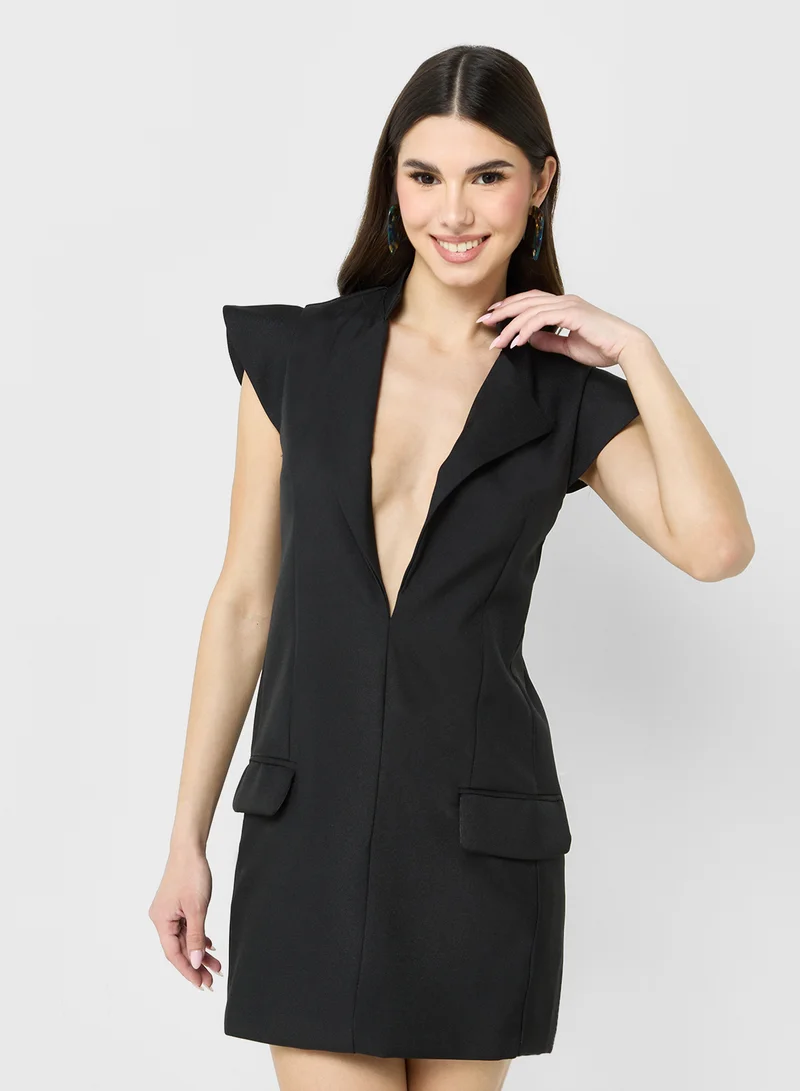 Ginger Tailored Mini Dress