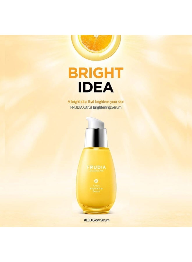 frudia Citrus Brightening Serum 50g — Korean Vitamin C Glow Serum with Jeju Tangerine Extract, Niacinamide & Moisturizing Care, 1.76 fl oz - Image 2