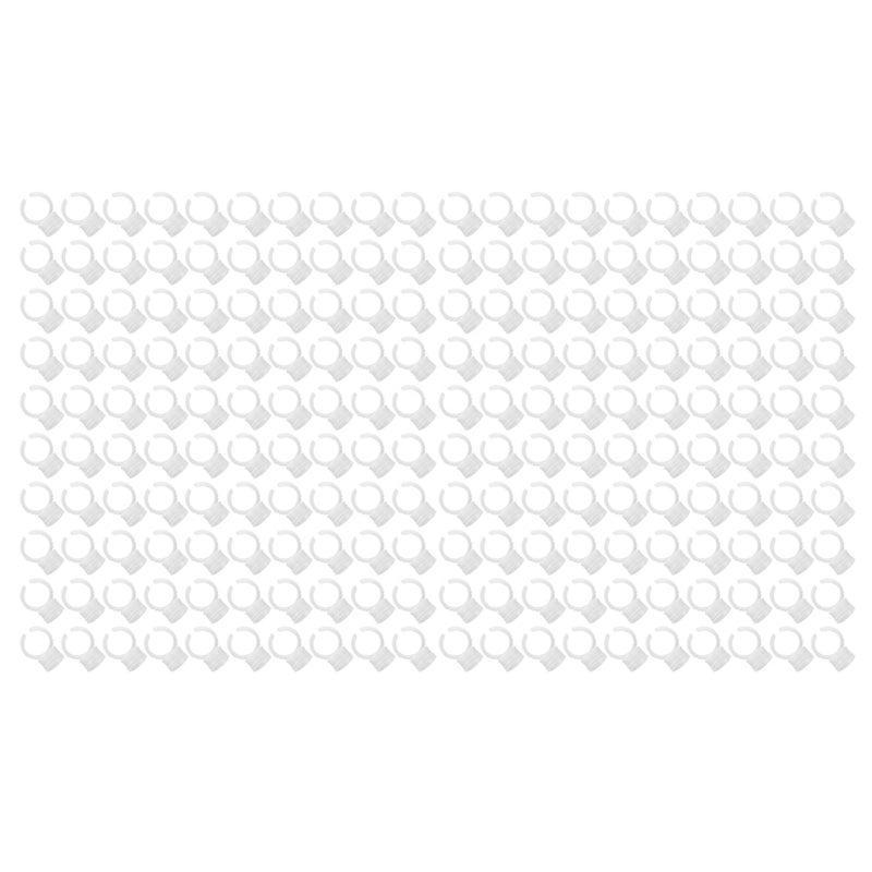Disposable Eyebrow Tattoo Ink Rings Pigments Holder Container Cup Medium Size (200pcs) - Image 2