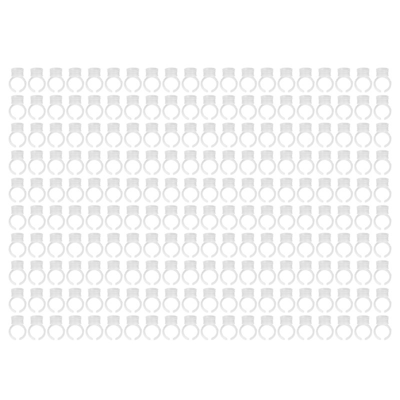 Disposable Eyebrow Tattoo Ink Rings Pigments Holder Container Cup Medium Size (200pcs) - Image 1