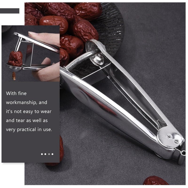 Stainless Steel Cherry Pitter Tool Manual Fruit Corer for Jujube Dates and Pit Removal - Image 5