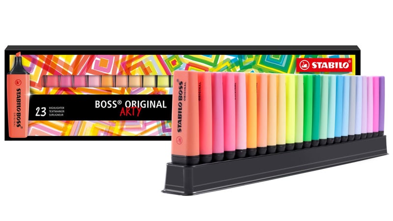 STABILO BOSS Original Highlighter Set, Set of 23, Multicolor - Image 1