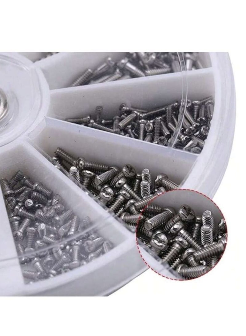 12 Kinds of Spare Parts Tools, Assorted Small Screws and Nuts for Watch Glasses, Assorted Spare Parts  - Image 4