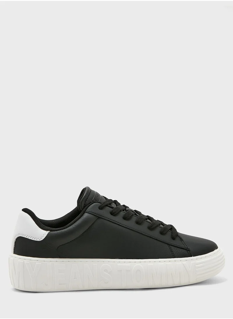 TOMMY JEANS Lace Up Low Top Sneakers