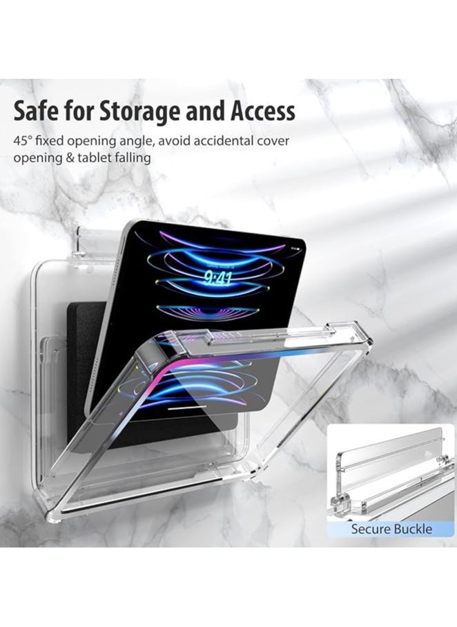 erorex - iPad Waterproof Shower Holder, iPad Stand Wall Mount with Touchable Anti-fog Screen, Up to 11", 360°Rotation Bathroom Tablet Case Mount Shelf, Fit for iPad 10/Pro 11 - Image 1