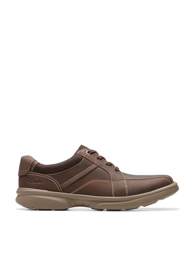 clarks حذاء كلاركس كولكشن للرجال برادلي ووك أوكسفورد، جلد شمع النحل، 12 متوسط أمريكي - Image 1