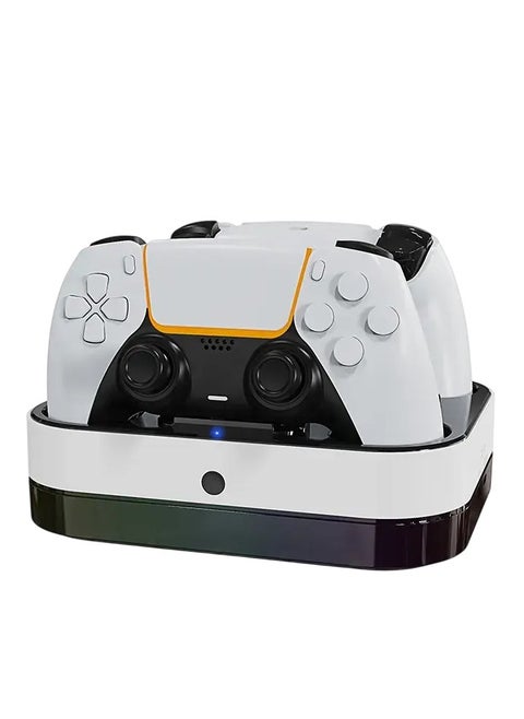 Charging Base Dual Charger Color Lighting Effect For PS5 Controller