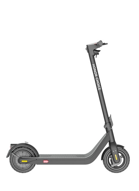 Honor Choice Electric Scooter, High-horsepower rear-wheel drive motor, 10inch Pneumatic tires with BMS & Energy recovery system, Max Range 35km - Black Color