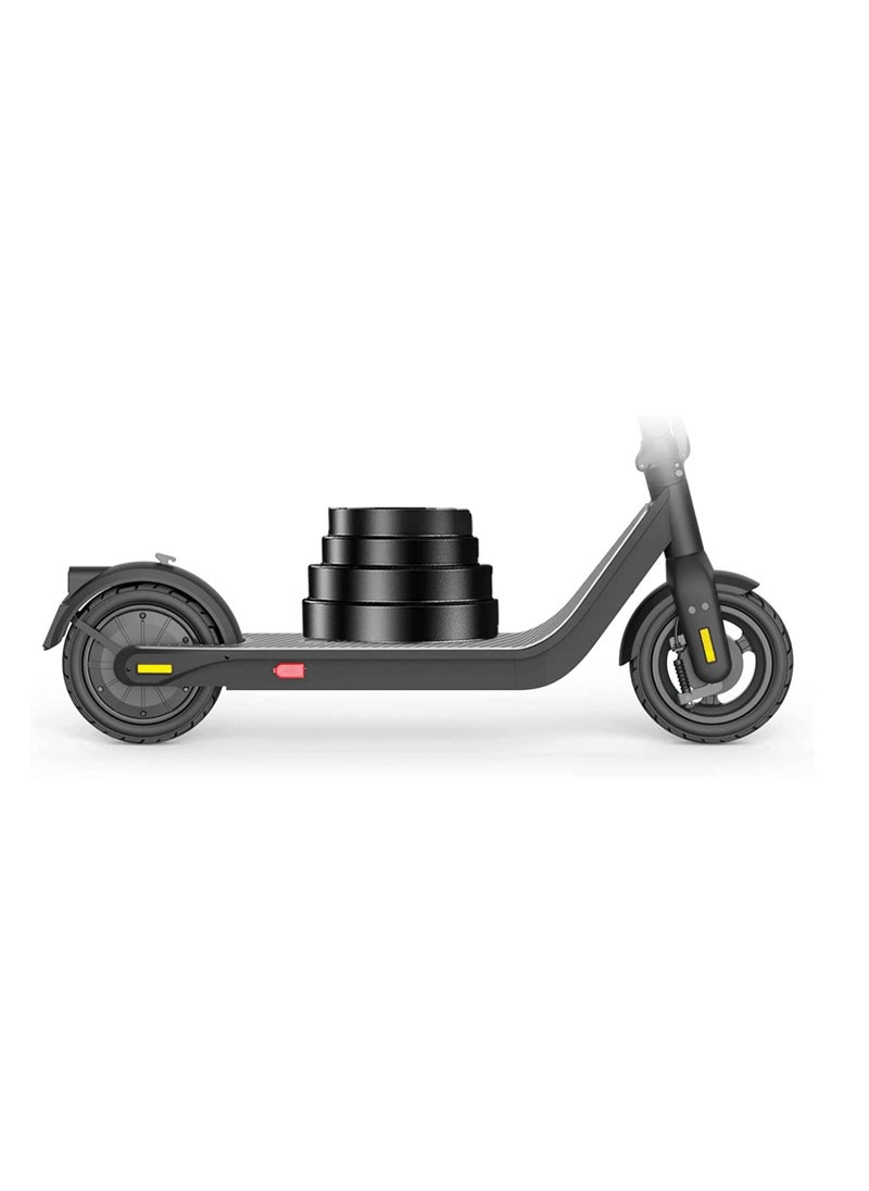Honor Choice Electric Scooter, High-horsepower rear-wheel drive motor, 10inch Pneumatic tires with BMS & Energy recovery system, Max Range 35km - Black Color