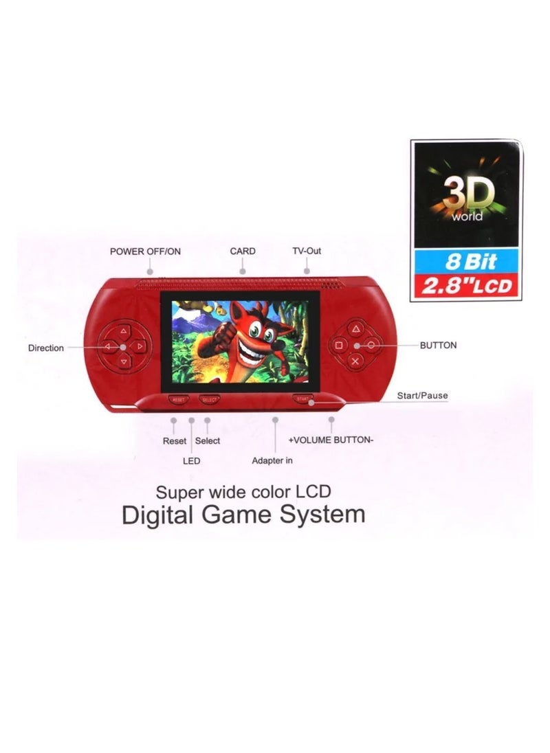 Pvp - PXP3 Portable Handheld Built-in Video Game Gaming Console Player Retro Games - Image 1