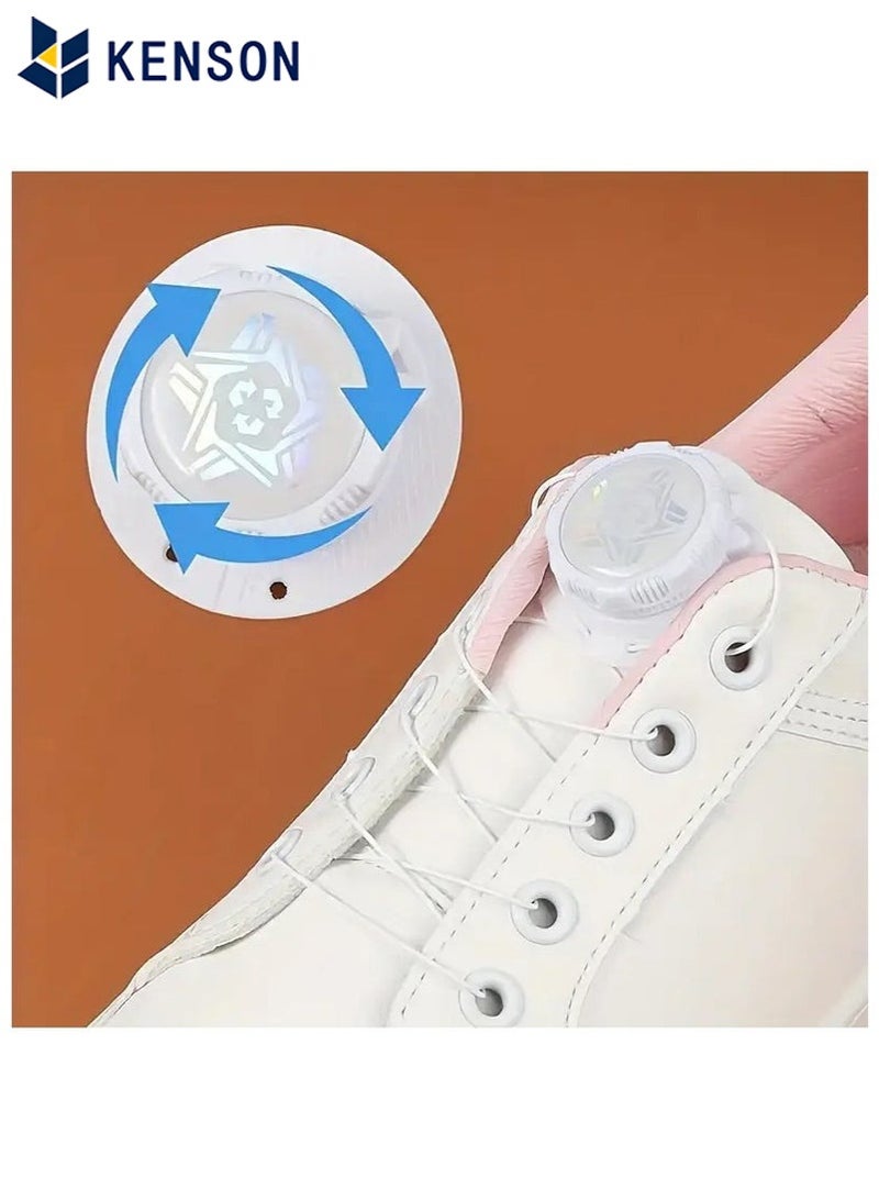 KENSON 2pcs Portable Rotating Sport Shoes Buckles, Outdoor Sports Shoelace Accessories, No Tie, Buckle, Automatic Rotating Buckle, Suitable For Sports Enthusiasts - Image 2